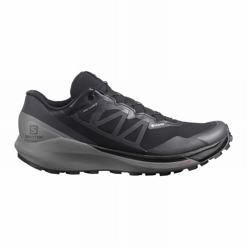 Chaussure Running Salomon Homme Noir - Salomon SENSE RIDE 4 GORE-TEX INVISIBLE FIT - France (6923-SB